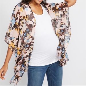 Motherhood Maternity floral coverup